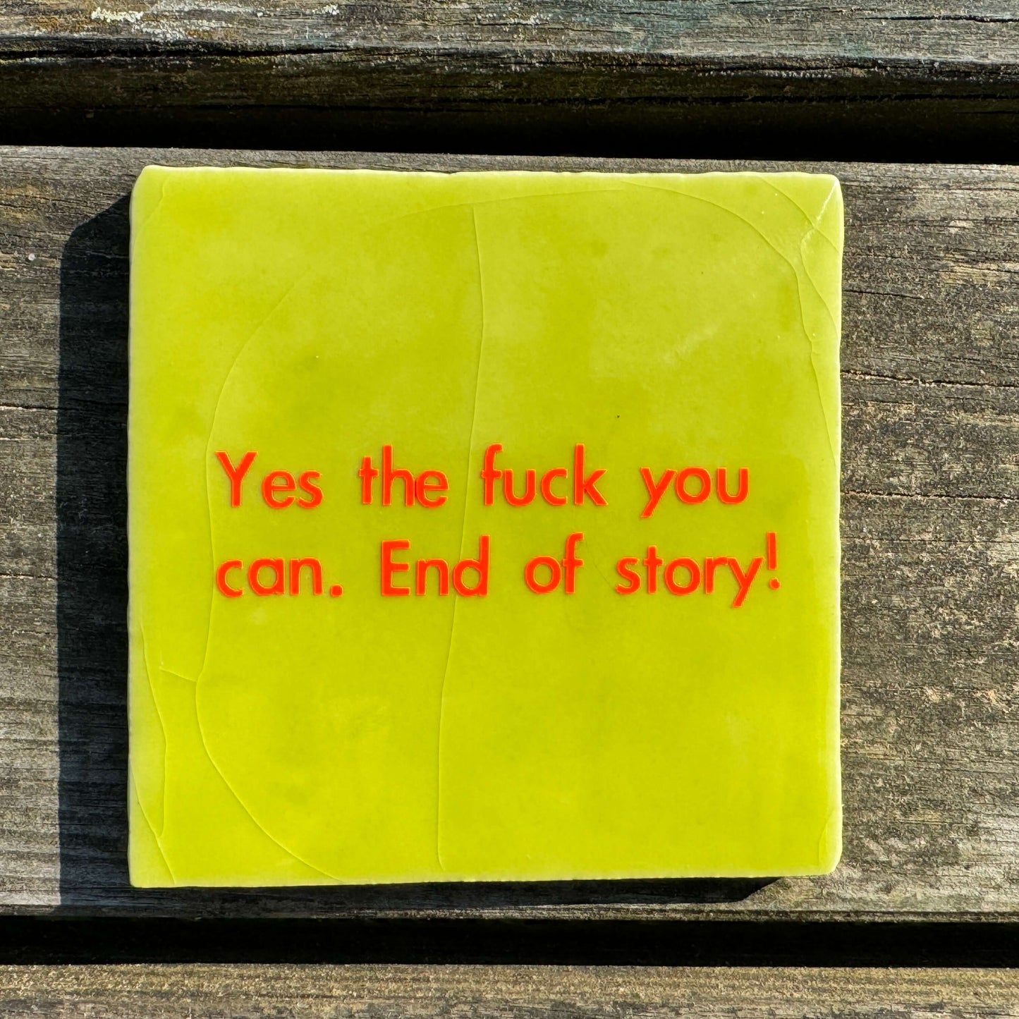 Yes the fuck you can!