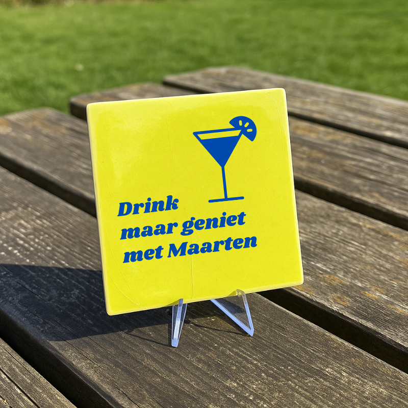 Drink maar geniet met Maarten