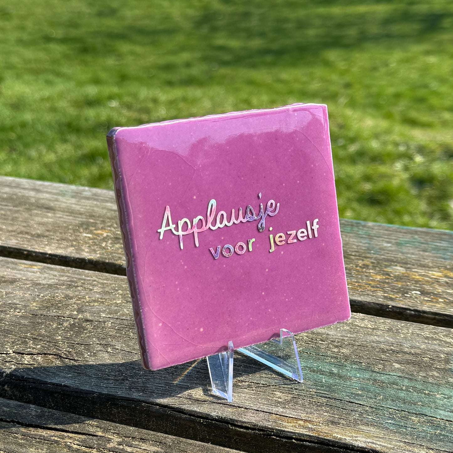 Applausje voor jezelf