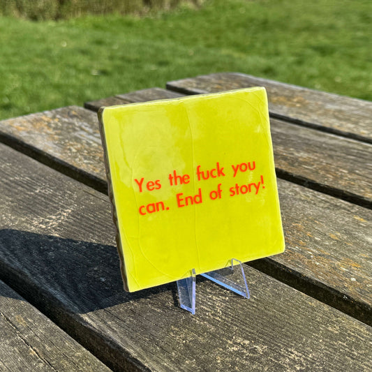Yes the fuck you can!